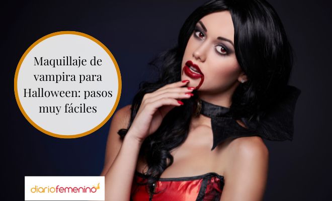 Maquillaje de vampira para Halloween paso a paso