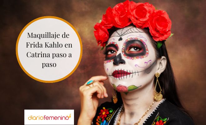 Maquillaje de Frida de Catrina para Halloween y lucir un disfraz diferente