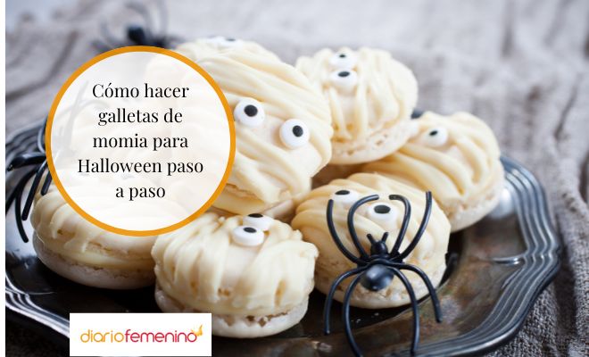 Galletas en forma de momia para Halloween