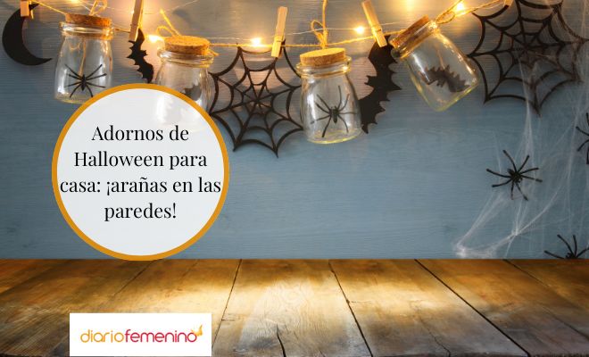 Cómo decorar tu casa en Halloween con arañas