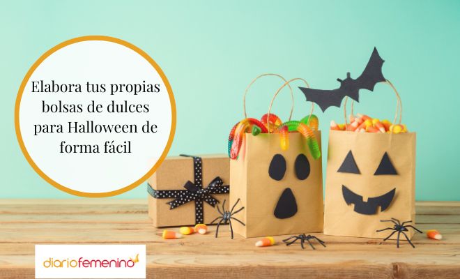 Cómo elaborar bolsas con fantasmas para Halloween