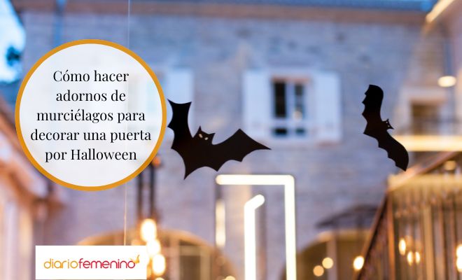Cómo hacer murciélagos para decorar tu puerta en Halloween