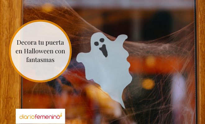 Formas de hacer fantasmas para decorar tu puerta en Halloween
