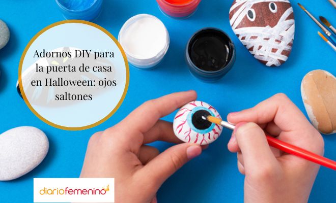 Cómo hacer ojos para decorar tu puerta en Halloween