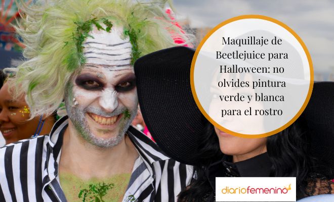 Cómo maquillarte de Beetlejuice para Halloween