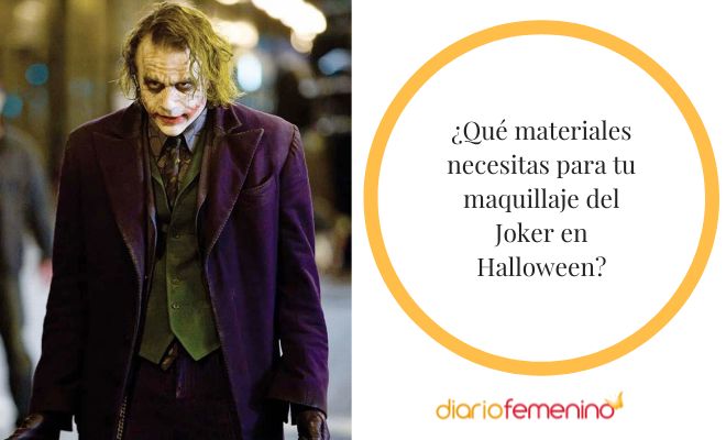 Los materiales que necesitas para conseguir el maquillaje del Joker en Halloween