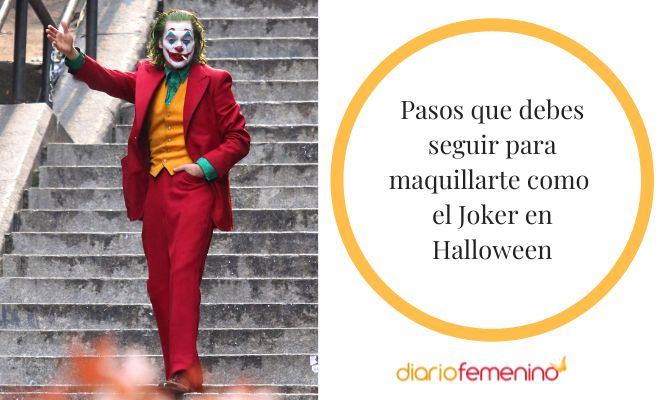 Cómo maquillarte de Joker para Halloween paso a paso