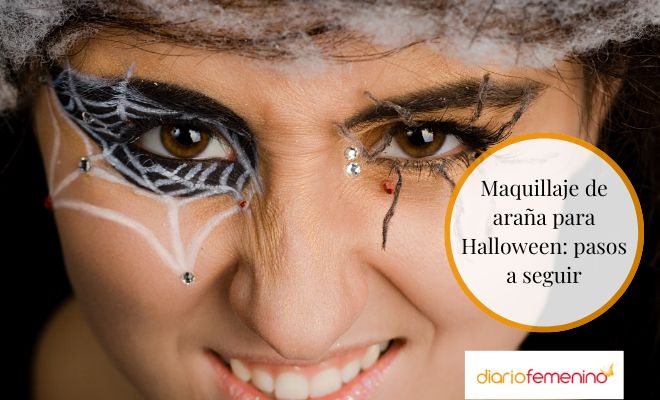 Paso a paso para hacer un maquillaje de Halloween de araña