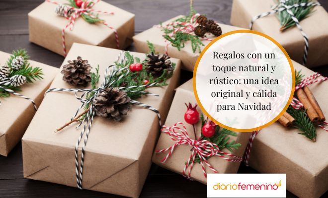 Paso a paso para envolver regalos con toques rústicos