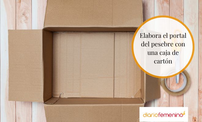 Pesebre navideño reciclado: cómo hacer el portal