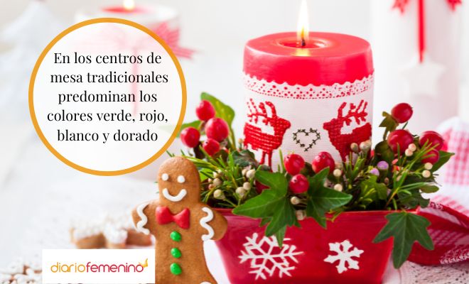 Cómo hacer un centro de mesa navideño de estilo tradicional
