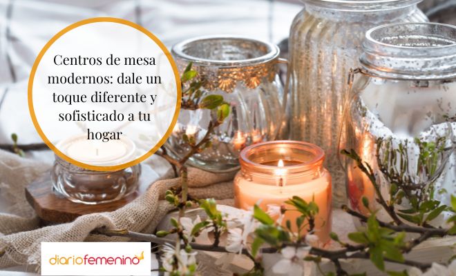 Ideas para hacer un centro de mesa moderno en Navidad