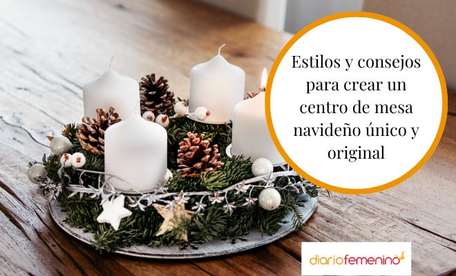 Cómo hacer centros de mesa para Navidad