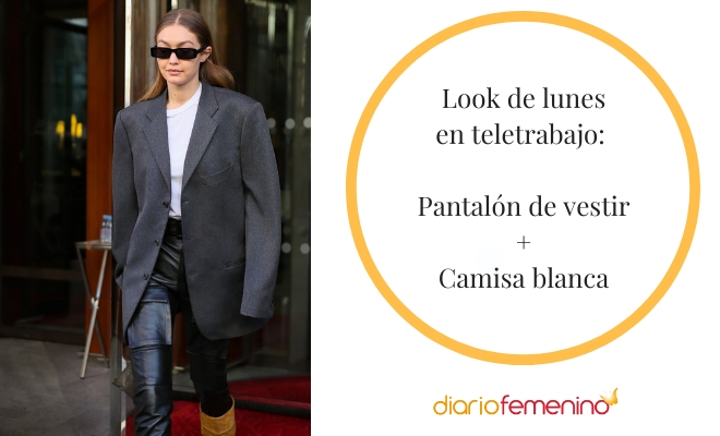 Outfit para trabajar en casa los lunes