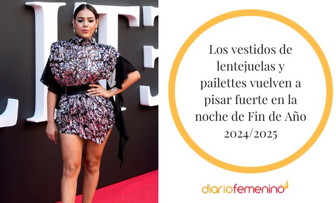 Las lentejuelas siguen pisando fuerte para Nochevieja 2024/2025