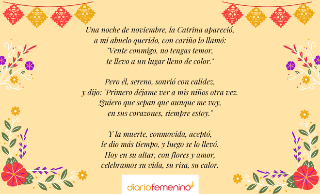 Calaverita literaria para un abuelo fallecido