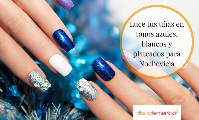 Ideas para pintar tus uñas en Nochevieja