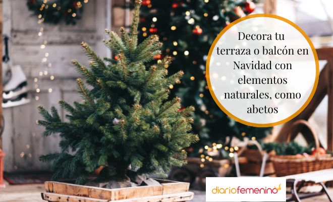 Adornos de Navidad para balcones y terrazas
