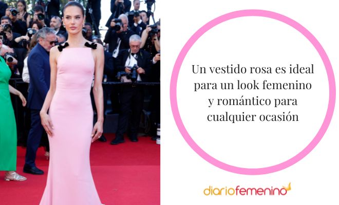 Maneras de combinar con mucho estilo un vestido de color rosa