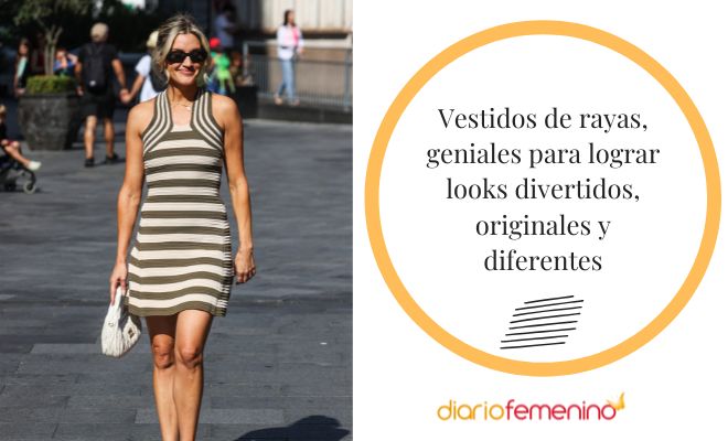 Looks con vestidos de rayas