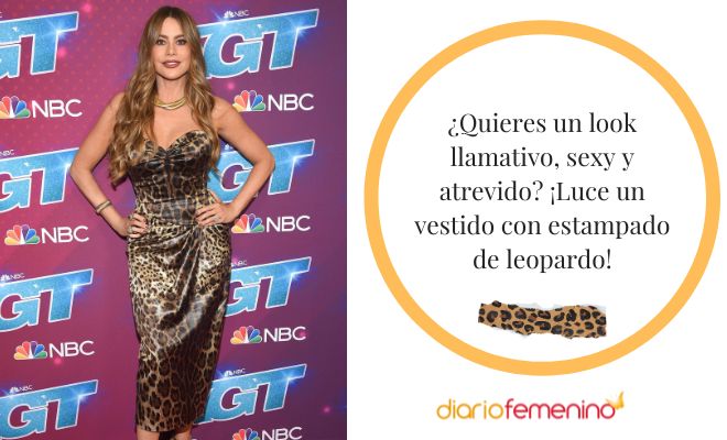 Cómo combinar un vestido de leopardo con acierto