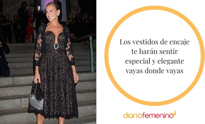 Formas de lucir un vestido de encaje