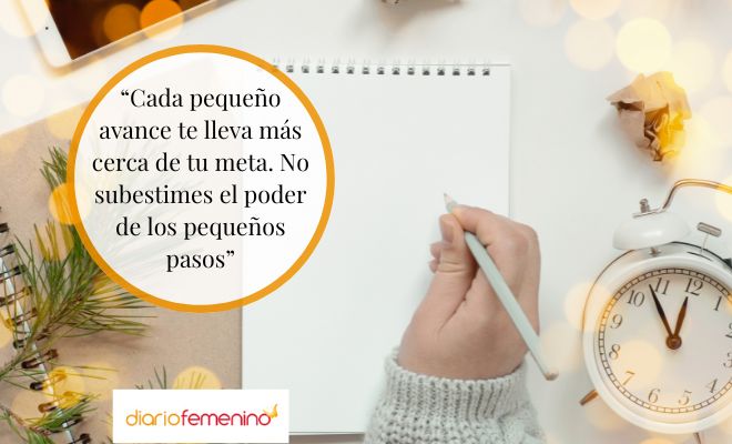 Frases para alcanzar los propósitos de Año Nuevo