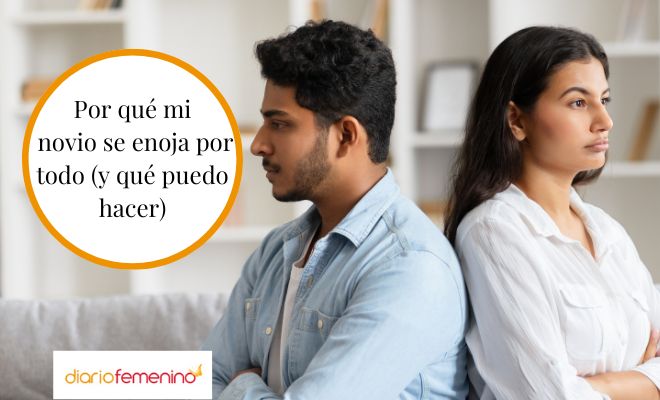 Mi novio se enfada por todo: causas y soluciones