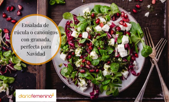 Receta de ensalada fácil y rápida para Navidad