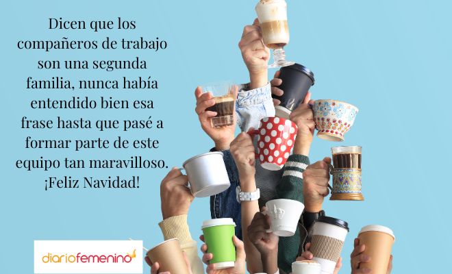 Bonitas frases de Navidad y de Año Nuevo para compañeros de trabajo