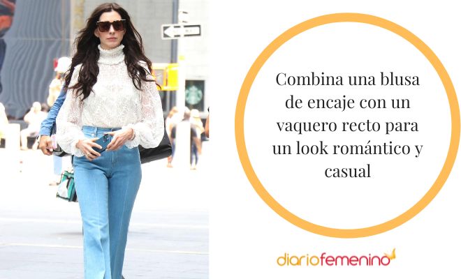 Look casual y de estilo romántico