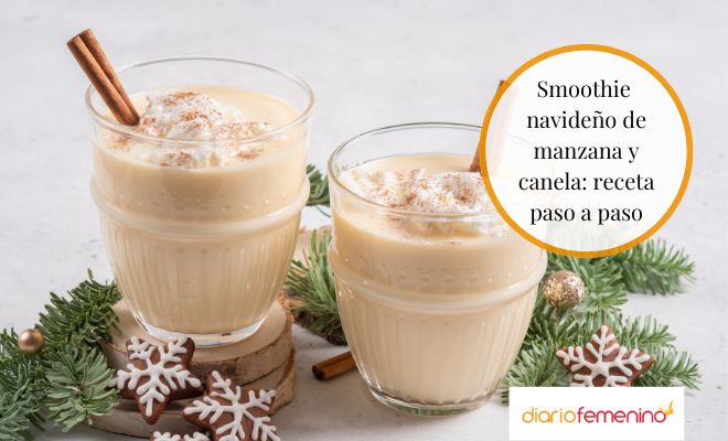 Receta de smoothie navideño
