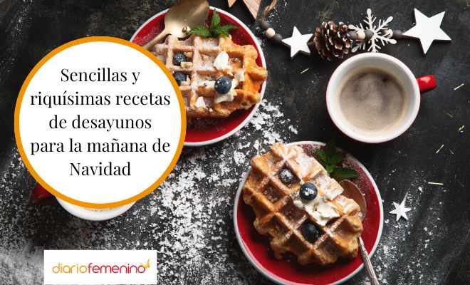 Recetas de desayunos para la mañana de Navidad