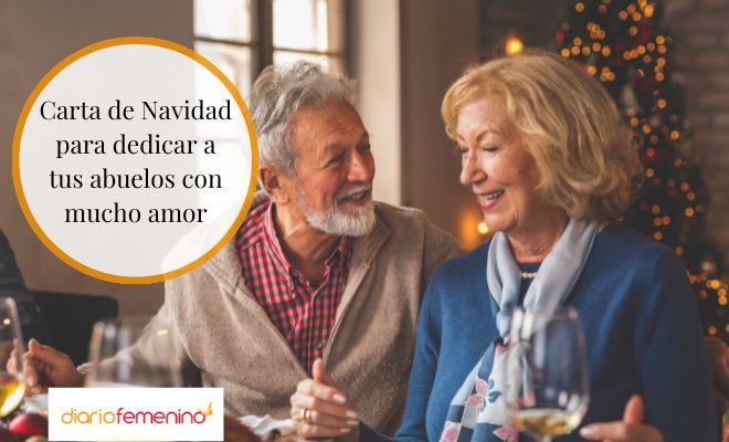 Carta navideña para tus abuelos
