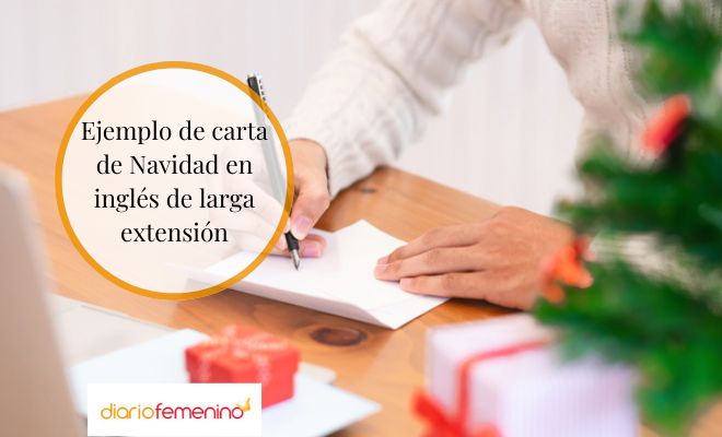 Ejemplo de carta de Navidad en inglés larga