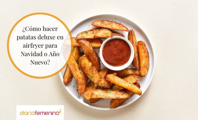 Receta navideña de patatas deluxe en airfryer