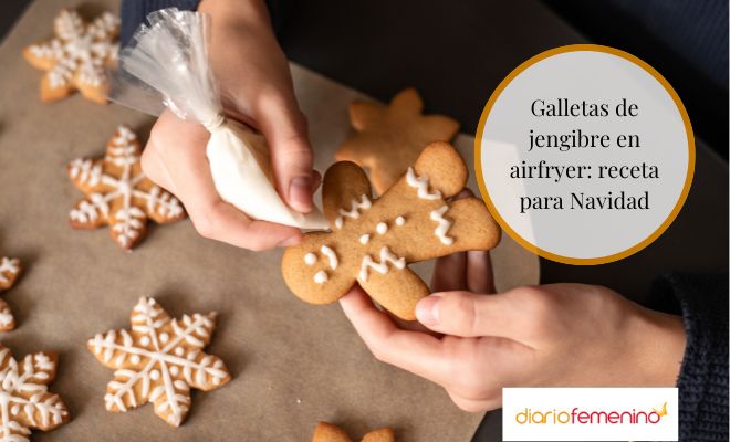 Receta de galletas de jengibre en airfryer