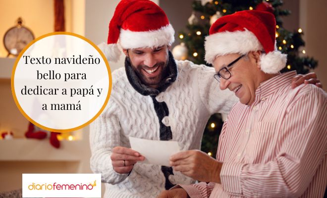 Bonitas cartas de Navidad para dedicar a tus padres