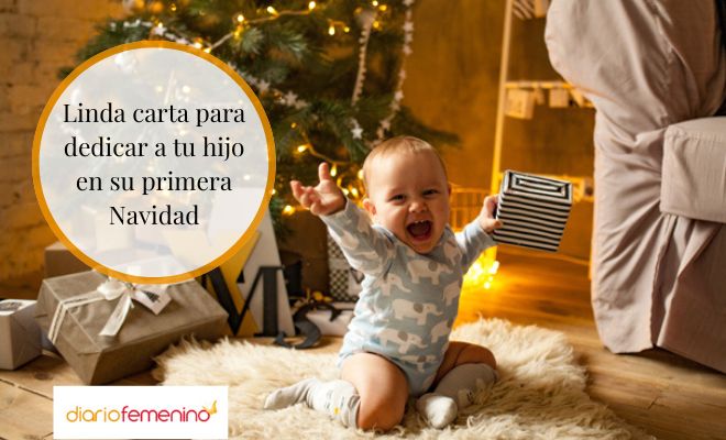 Carta para dedicar en las primeras navidades de tu hijo o hija