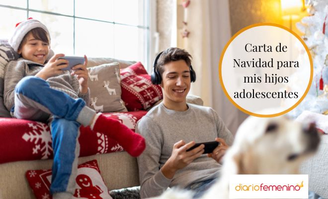 Carta navideña para un hijo o hija adolescente