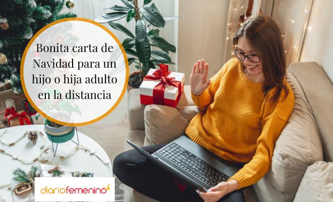 Carta de Navidad para mi hijo o hija que está lejos