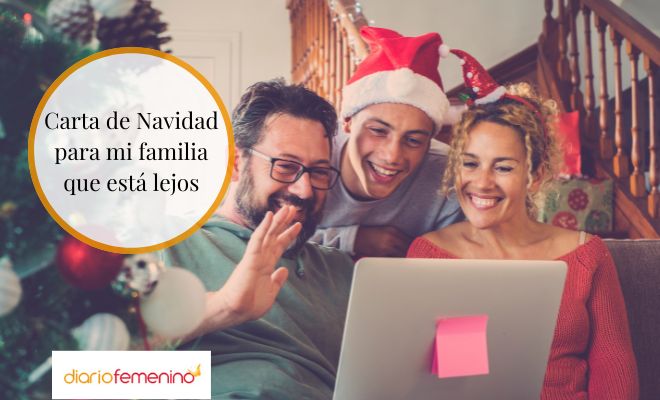 Carta de Navidad para tu familia que vive lejos