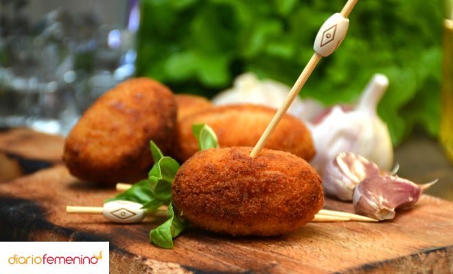 Croquetas de jamón para Navidad