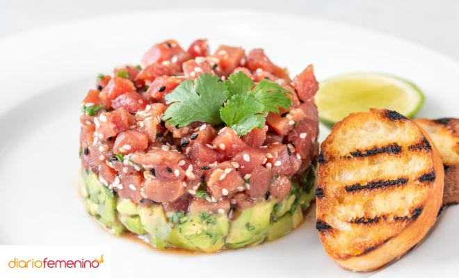 Cómo hacer un tartar de atún