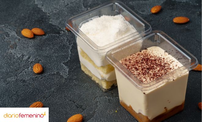 ¿Cómo se hace un yogurt con crema de turrón?