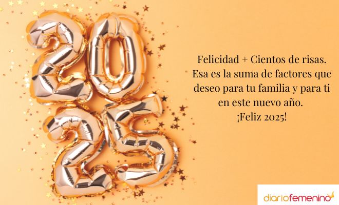Frase especial para felicitar el 2025
