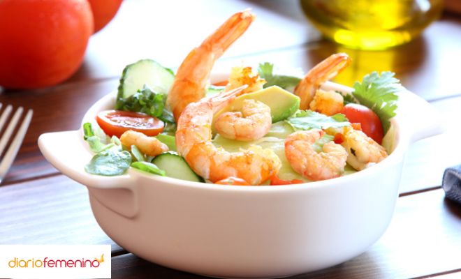 Receta fría de cóctel de marisco para Navidad