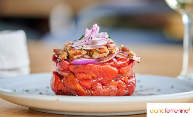 Receta de ensalada de pimientos para Navidad