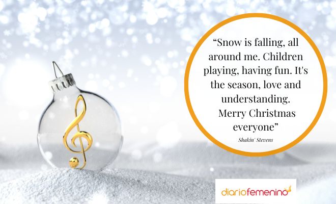 Mensajes de canciones de Navidad en inglés