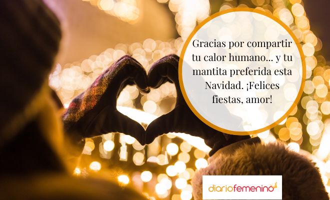 Felicitaciones divertidas para la primera Navidad con tu novio o novia